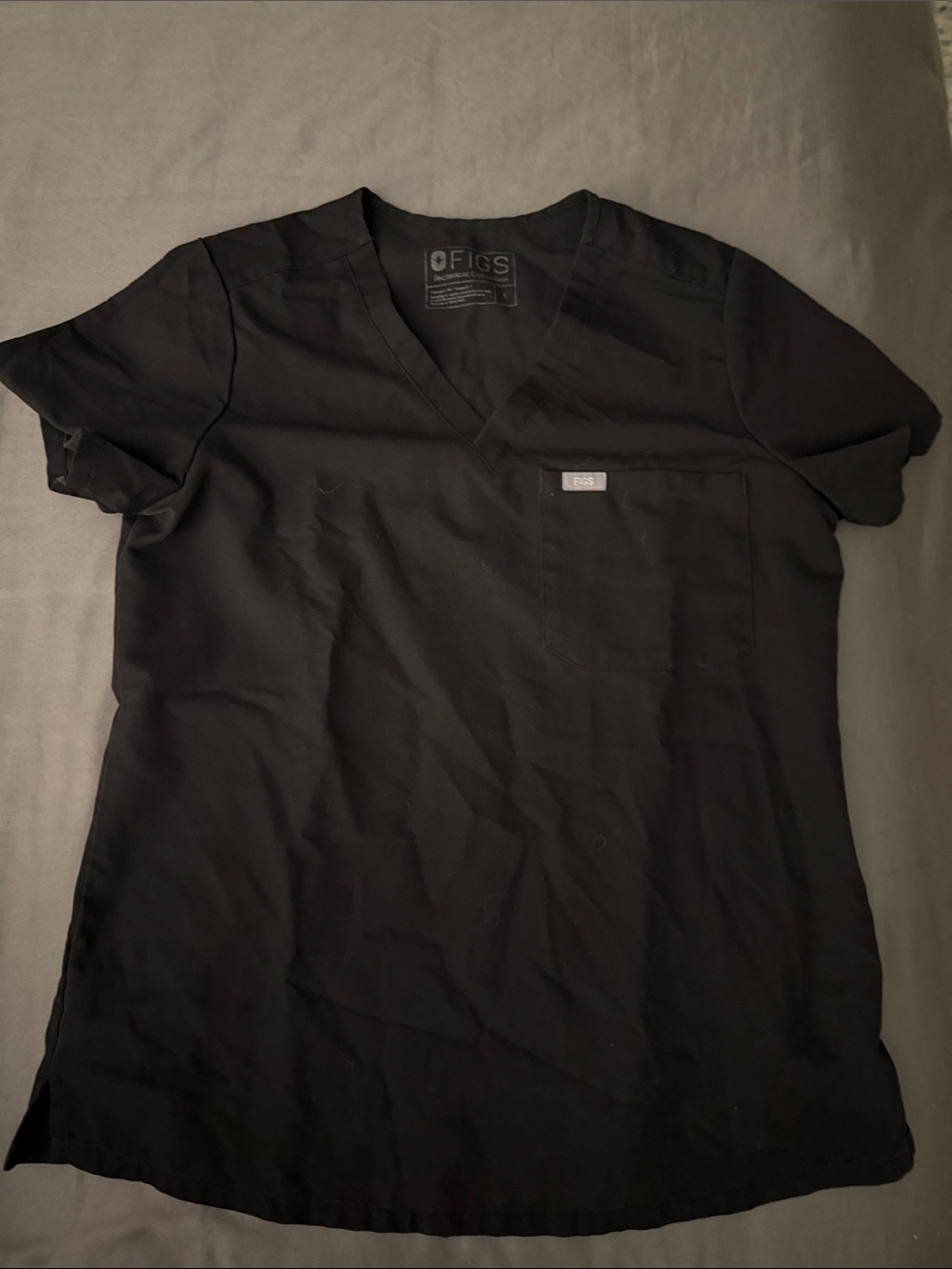 Figs Womens S V-Neck Medical Scrub Top